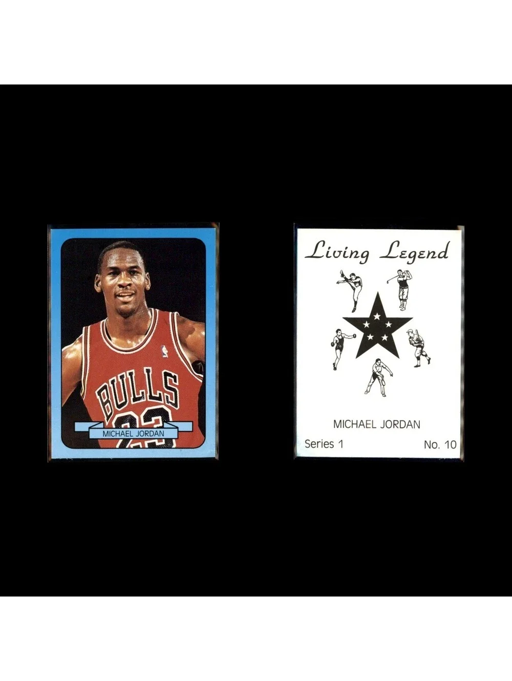 1990 Michael Jordan Living Legend Series 1 #10 Oddball Basketball Card